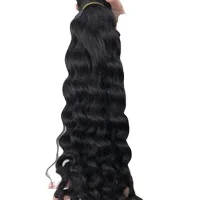 Wholesale 100 % Raw Virgin Body Wavy Hair in Bundle from Vietnam bone straight hair