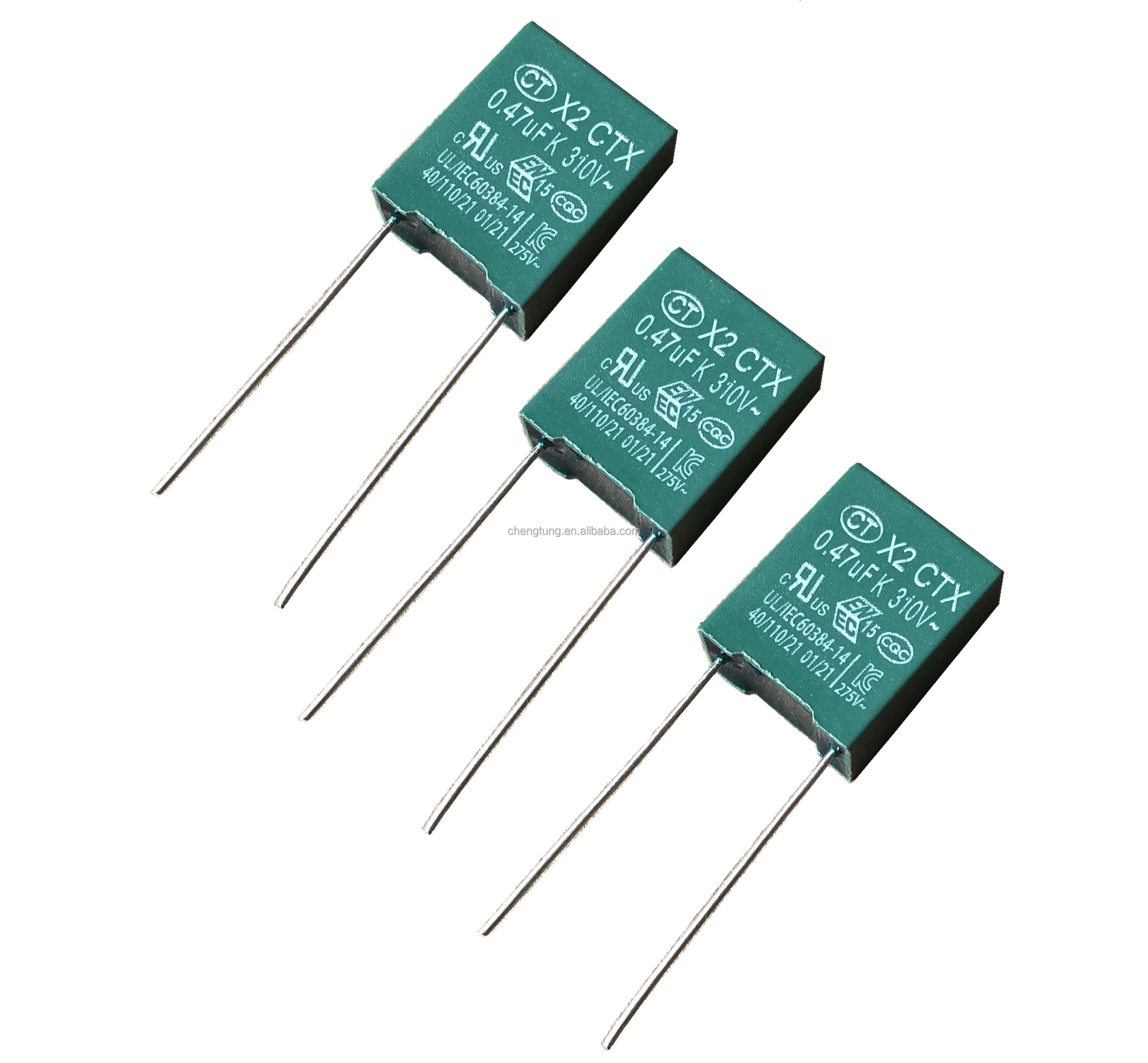 Защитный конденсатор из металлизированной полипропиленовой пленки X2