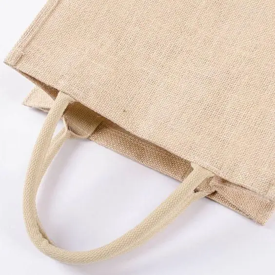 Raw Jute Yarn Eco Friendly Wholesale Natural Products Jute Tote bag 100% Nature New Design Export Oriented from Bangladesh