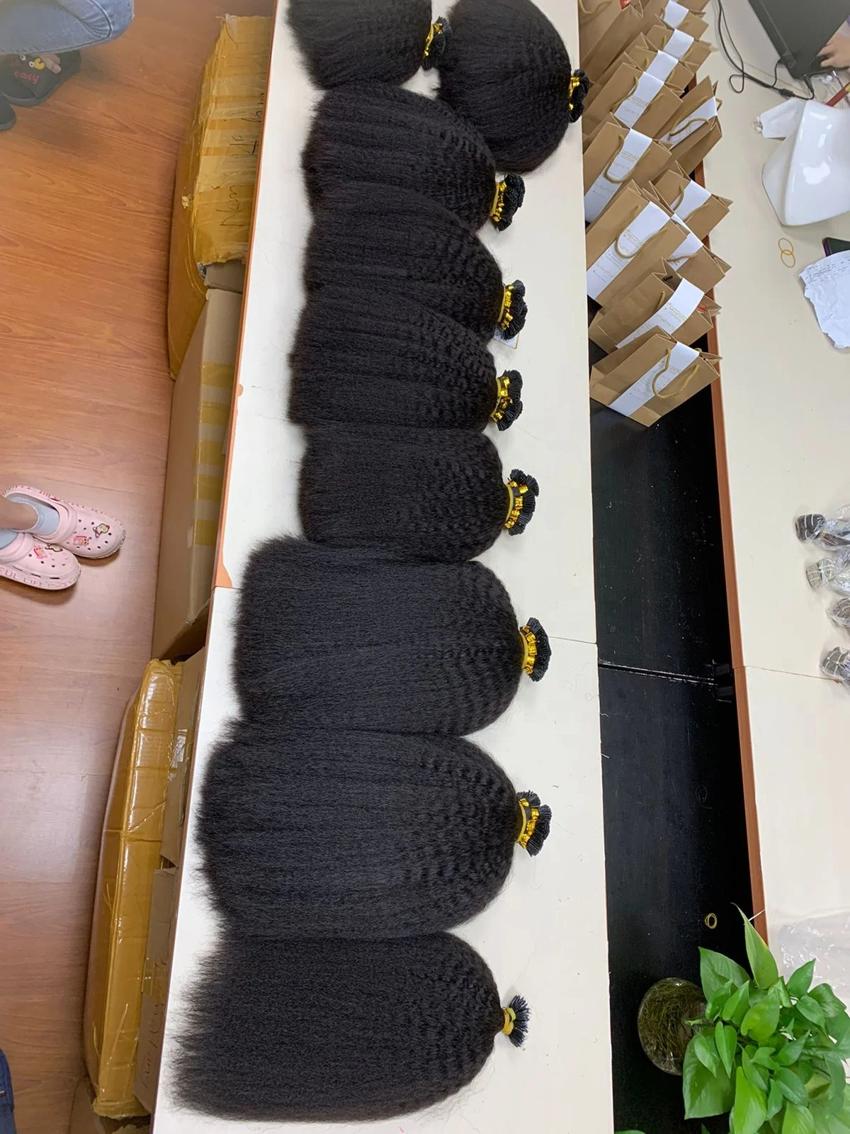 Wholesale Raw Vietnamese Remy Hair I Tip Extensions Kinky Straight 100 Human Hair Micro Links AliExpress Sophia