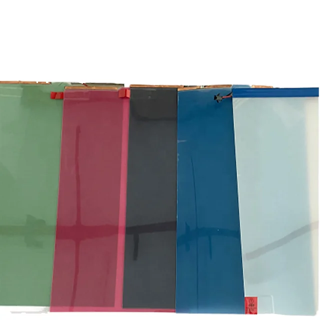 60in Blue electrochromic removable static photochromic chameleon solar protection tinting film vlt 90 for car window 3m