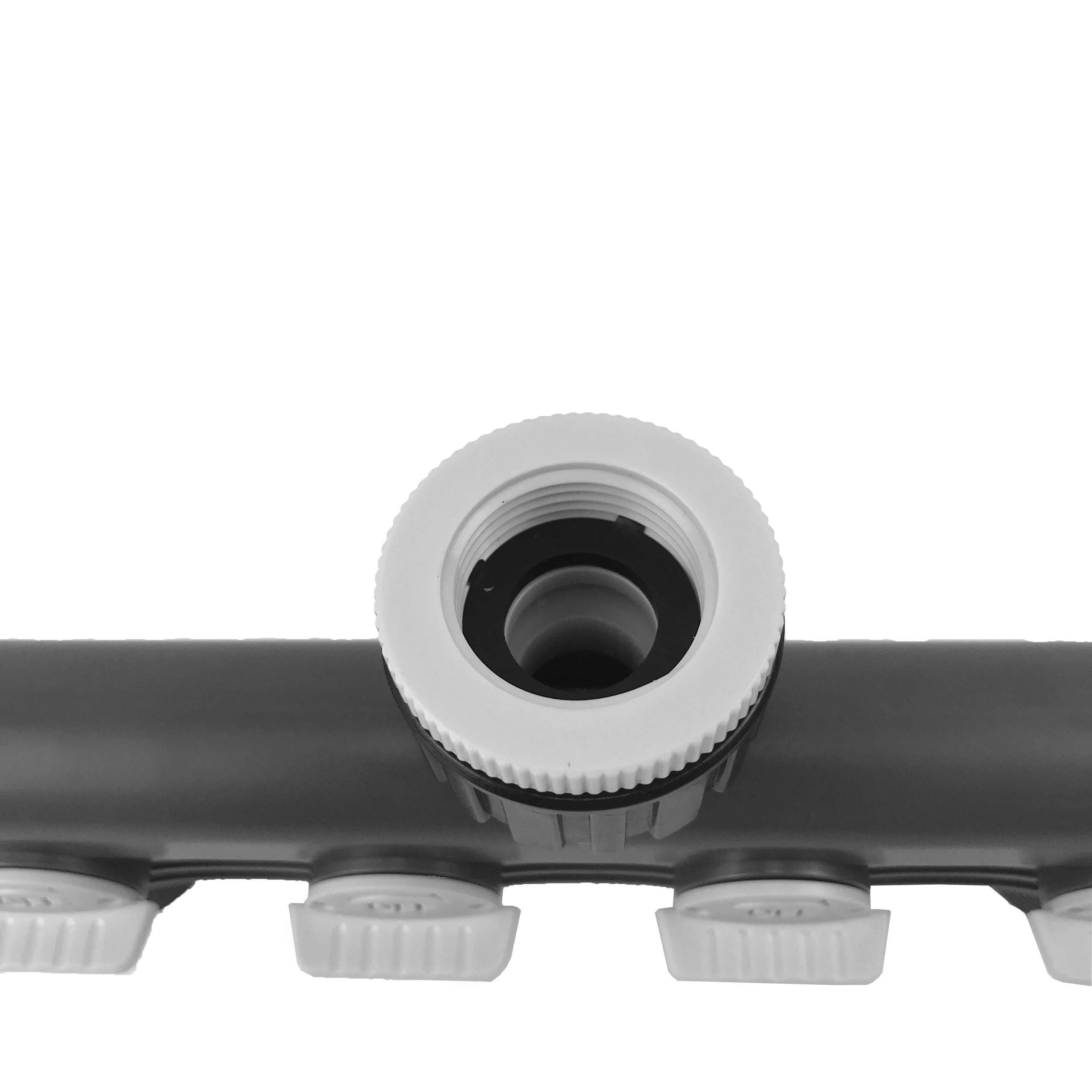 4-Way Individual Shut Valves Plastic Garden Water Connector Manifold Tap for Separate Control of Water Flow Accessory