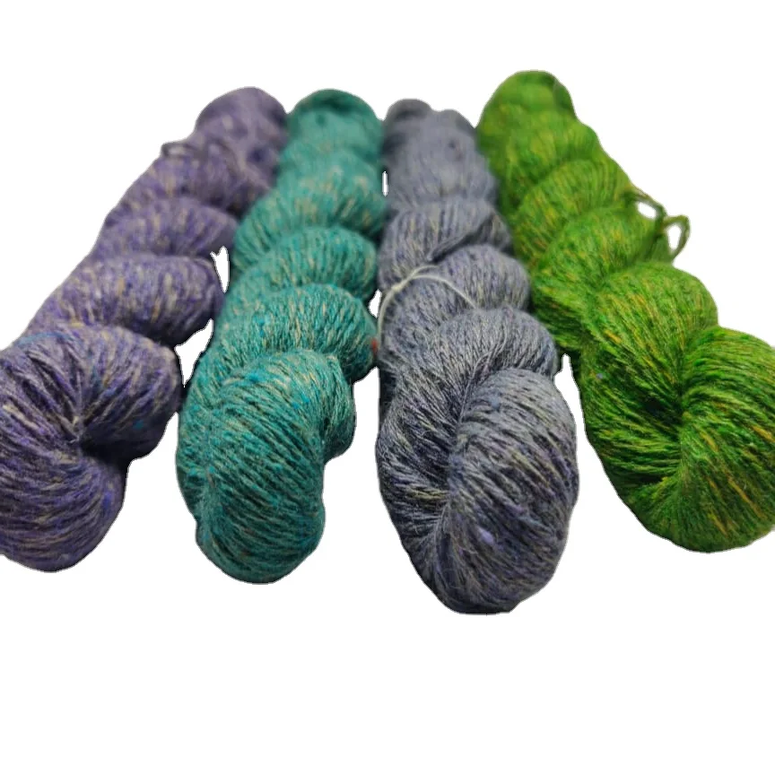 100% pure Tussah silk yarn Indian Pure raw Silk Thread made from tussar cocoon use for embroidery weaving art and craft tassar