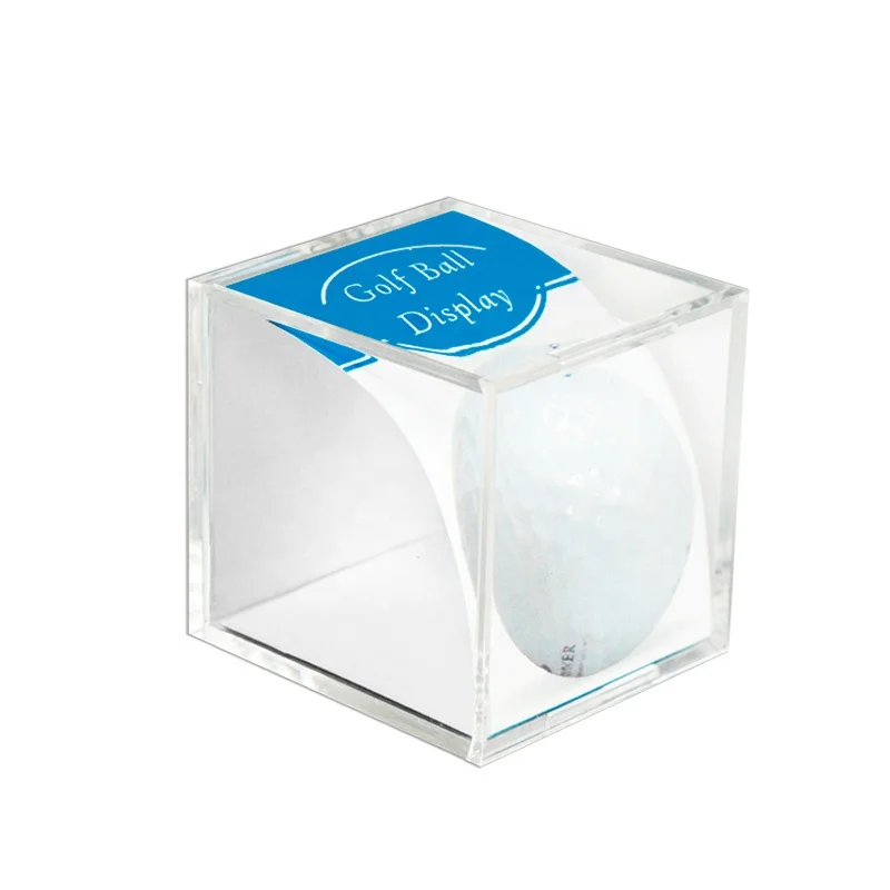 Acrylic Display Rack Golf Ball Display Showcase Clear Acrylic Box