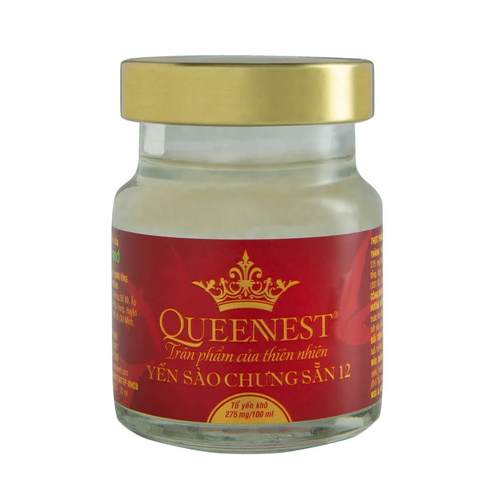 Гнездо для птиц премиум-класса QUEENNEST 12% 70 мл (6 шт. в упаковке) из Вьетнама
