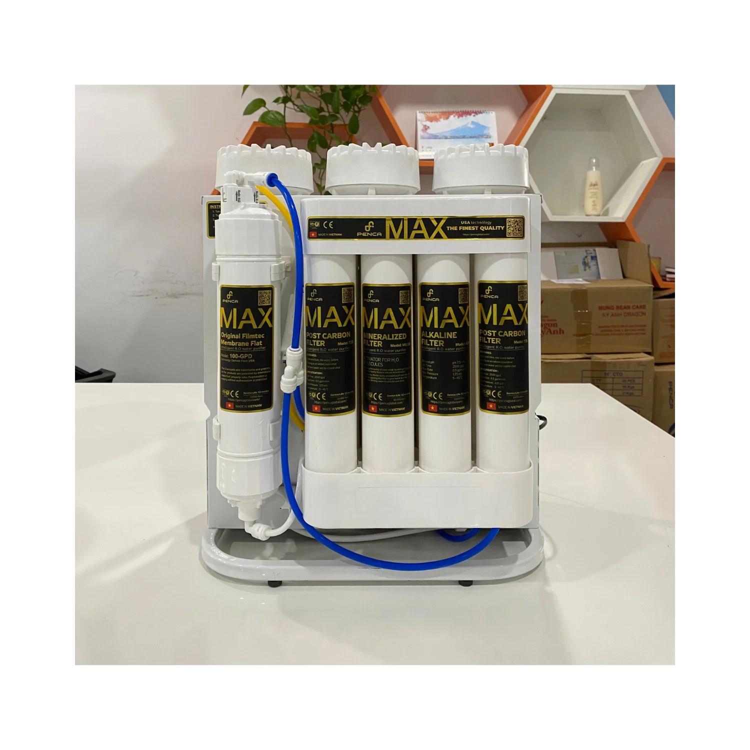 Best Quality Large Flow Water Filtration System with UV Activated Carbon Water Filter Commercial Use 6 Stage RO Water Purifier