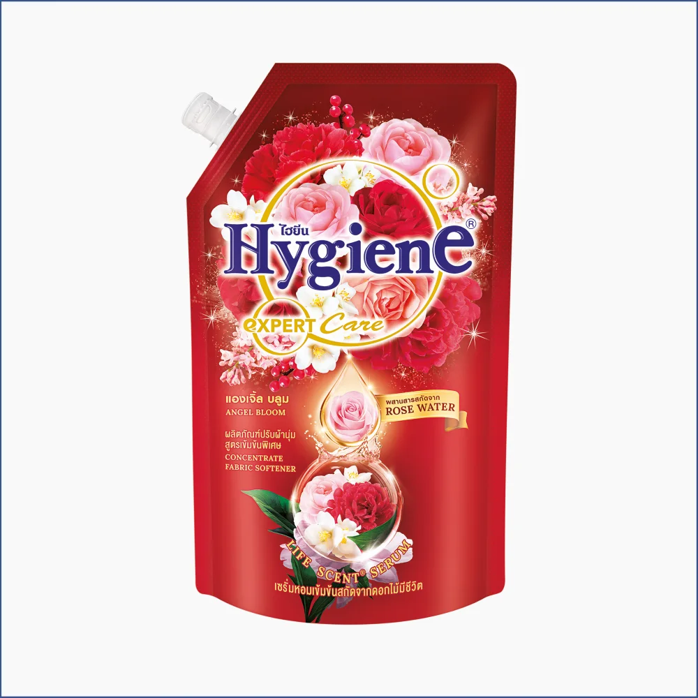 Hygiene Top Quality Auxiliary Fabric Textile Clothes Liquid Softener Expert Care with Rose Water in Angel Bloom size 490ml for w