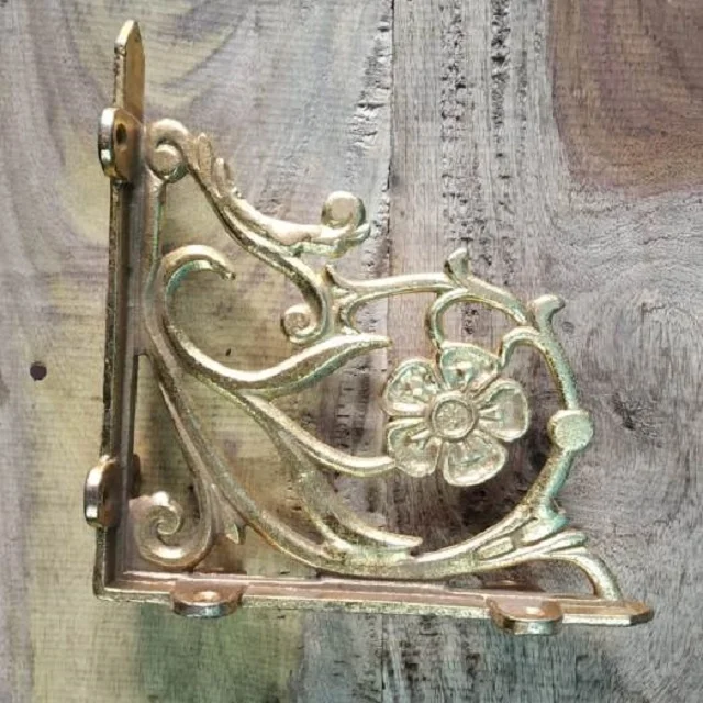 Cast Iron Shelves Brackets Industrial Rustic Heavy Duty Cast Iron Support Wall Mount Metal Floating Shelf Brackets For Shelves