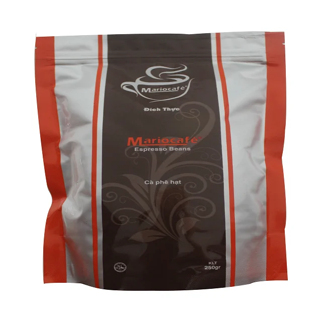 Top Selling Espresso coffee beans Authentic Roasted Coffee Beans 100% Arabica HACCP ISO Wake Up 500gr/Bag From Viet Nam