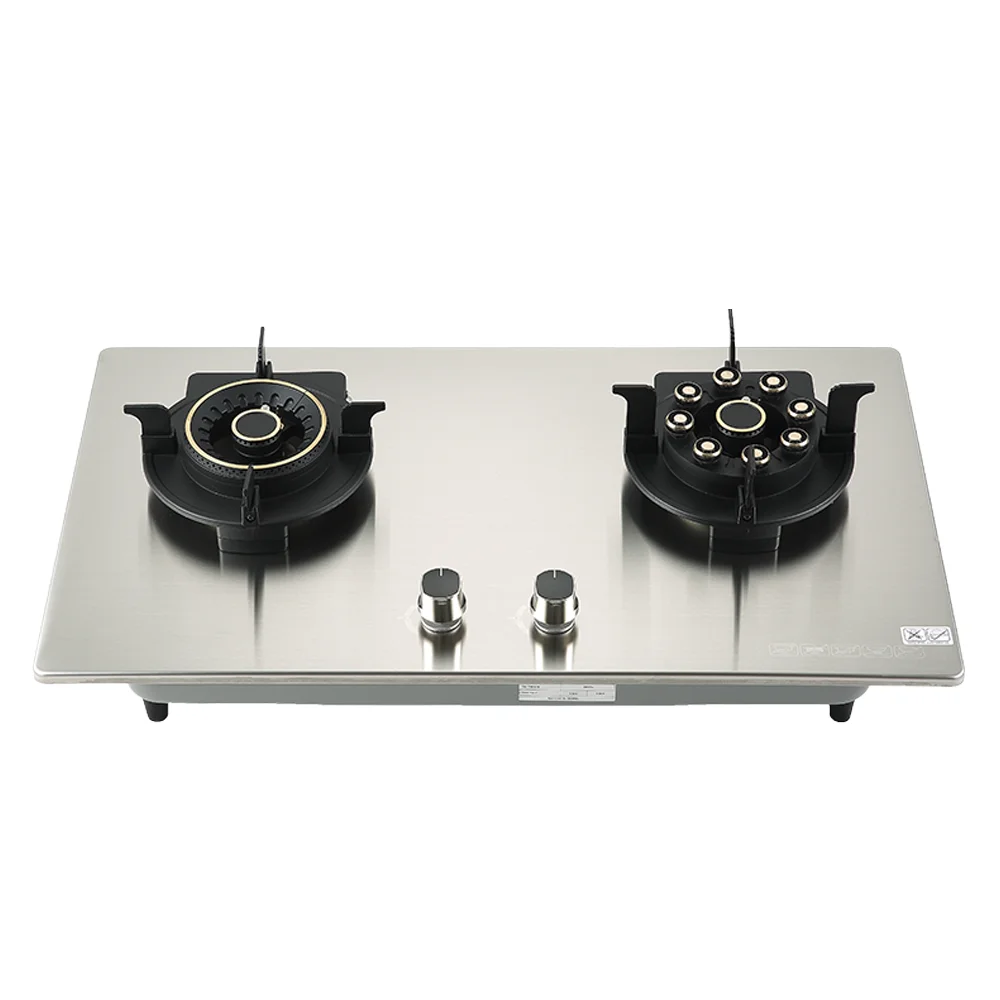 Газовая плита премиум-класса из нержавеющей стали-встроенный дизайн