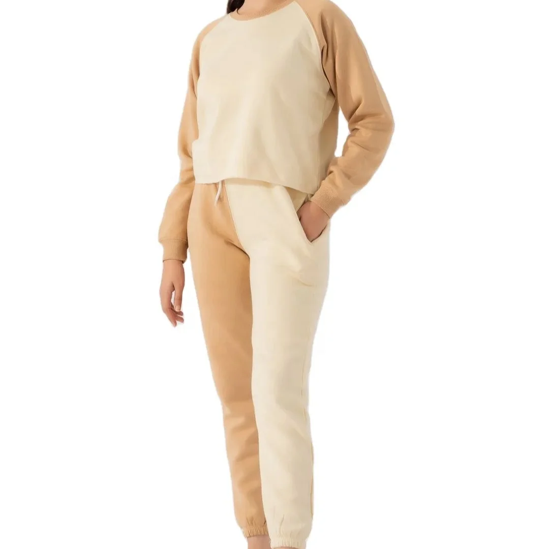 Premium Quality Design your own Women Joggers Sweat Suits Set Custom Cheap Price Women Tracksuits