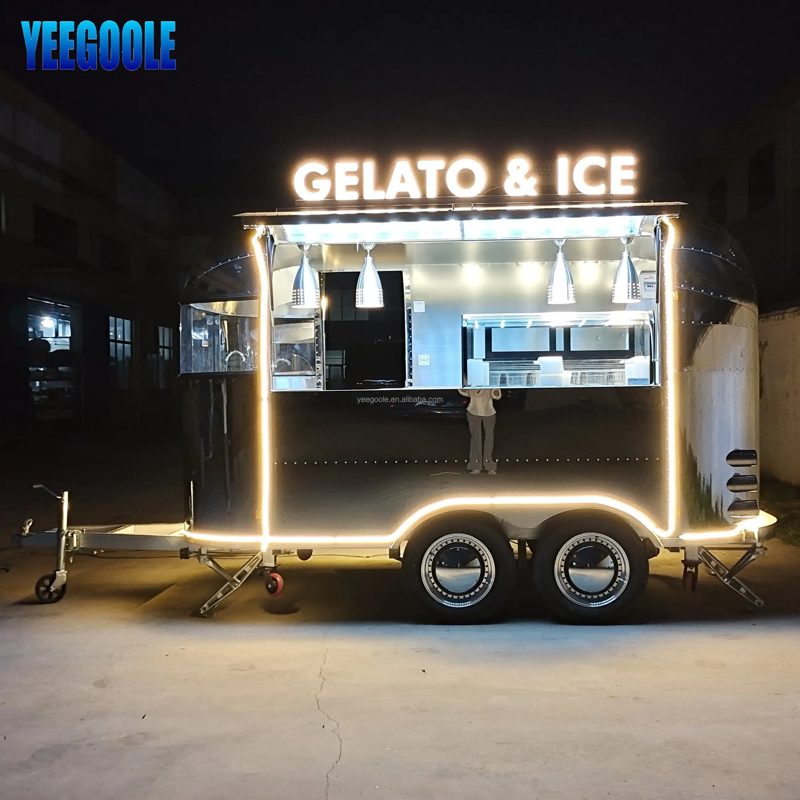 4.5m Captain mobile food trailer / caravan trailer for sale / food concession trailer for sale CE