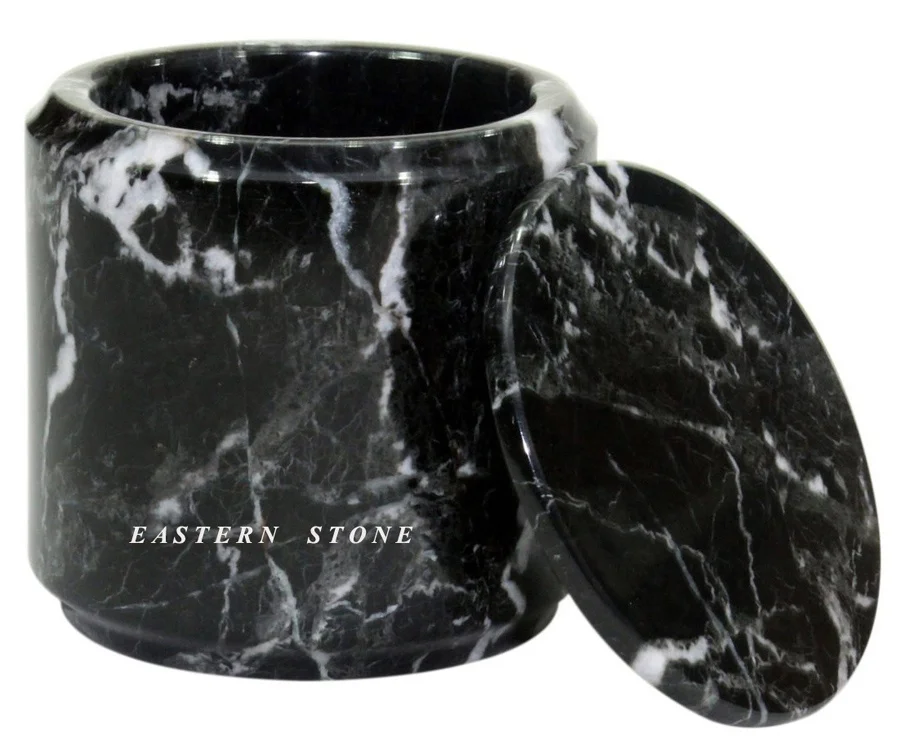 ONYX, MARBLE STONE BLACK WHITE EUROPEAN DESIGN CREMATION URNS, ASH URNS, FUNERAL URNS