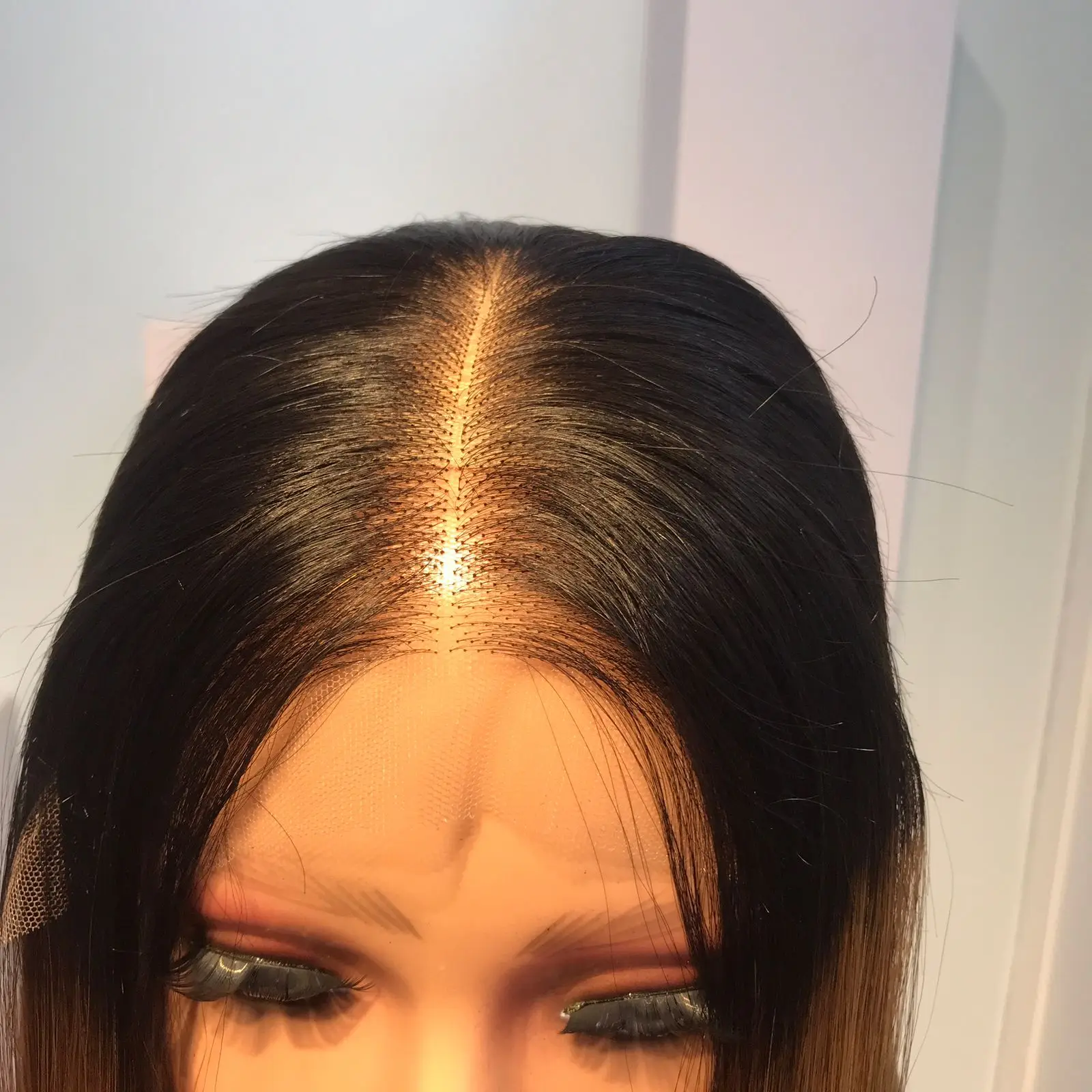 Ombre коричневые шелковистые прямые двойные 100% сырые вьетнамские дешевые человеческие волосы парики оптом для наращивания