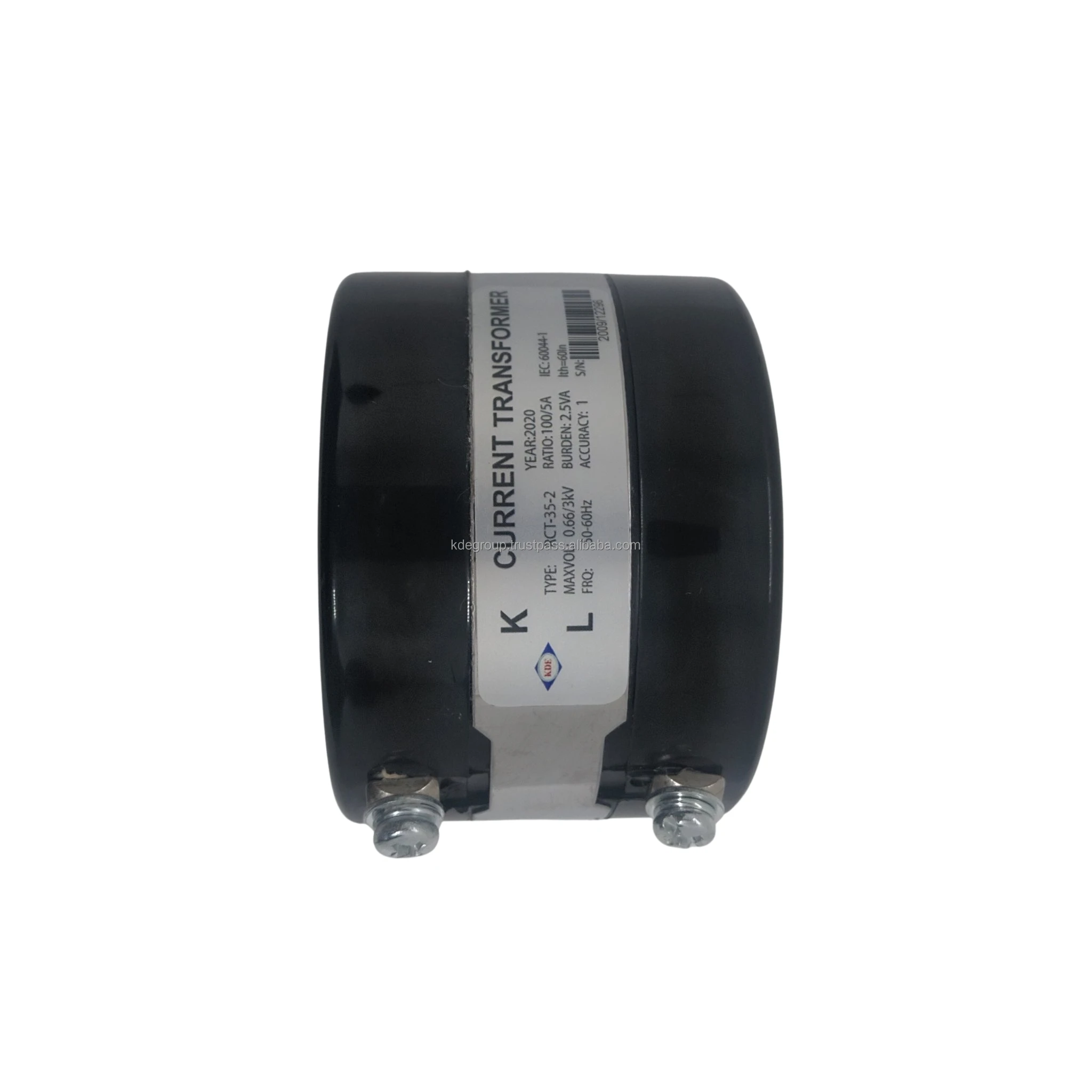 
Current transformer Measuring current transformer round plastic case base Class 1 burden 2.5VA 100/5A Maxvol 0.66kA split core 