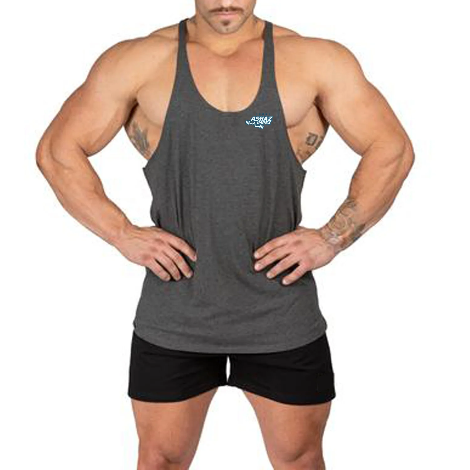 
Мужские майки с коротким рукавом и логотипом на заказ, сделанные в Пакистане 