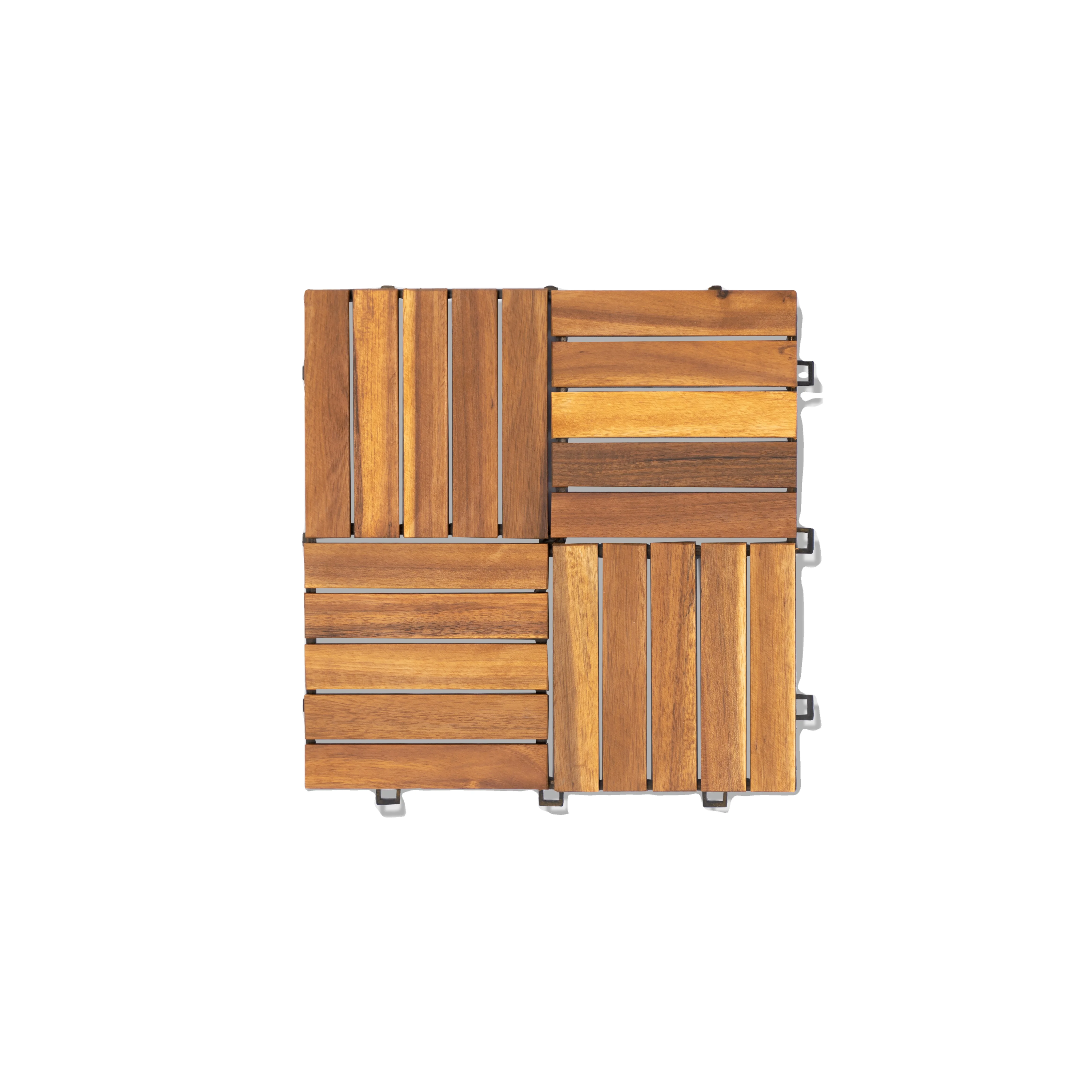 HOT SELLING ECO FRIENDLY ACACIA WOODEN DECK TILES FOR OUTDOOR FLOORING OR DECORATION