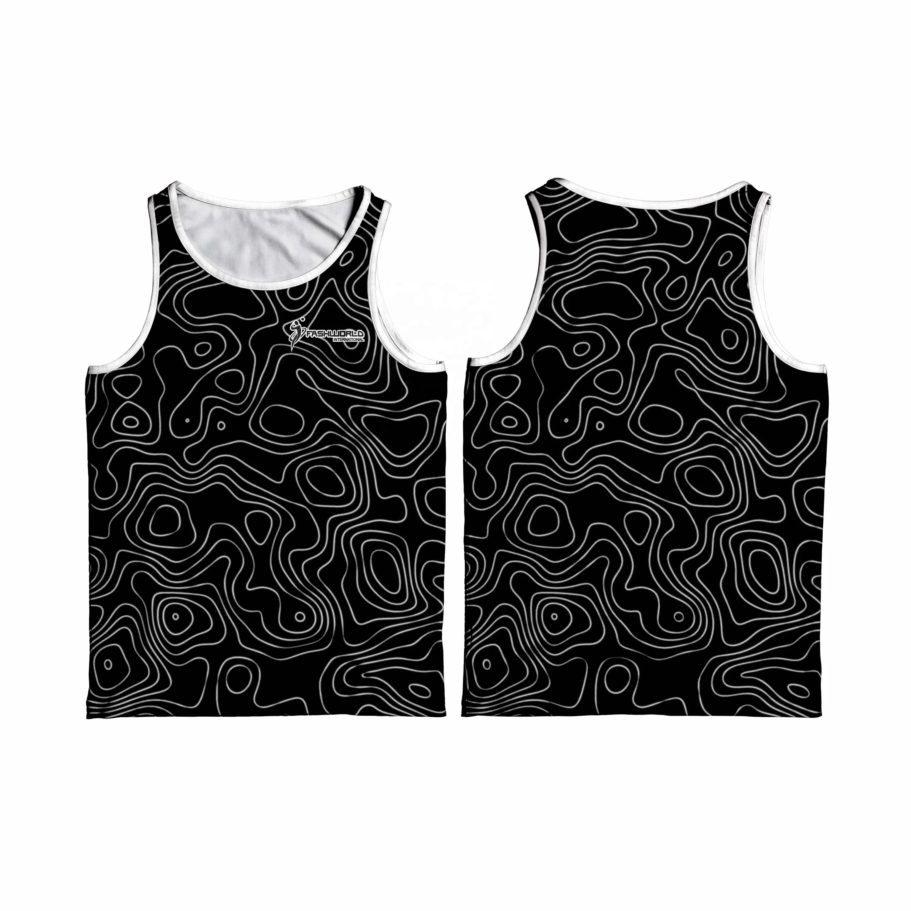 Мужская Спортивная майка лучшего качества мягкая хлопковая стрейч-майка для фитнеса ветрозащитная дышащая с принтом в простом стиле