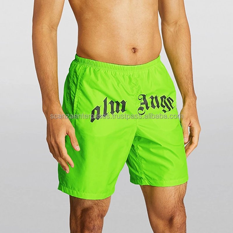 Summer Water Reveal Beach Shorts Custom Fashion Mens Side Slip Pockets Water Reactive Short Color Changing Swim Trunks