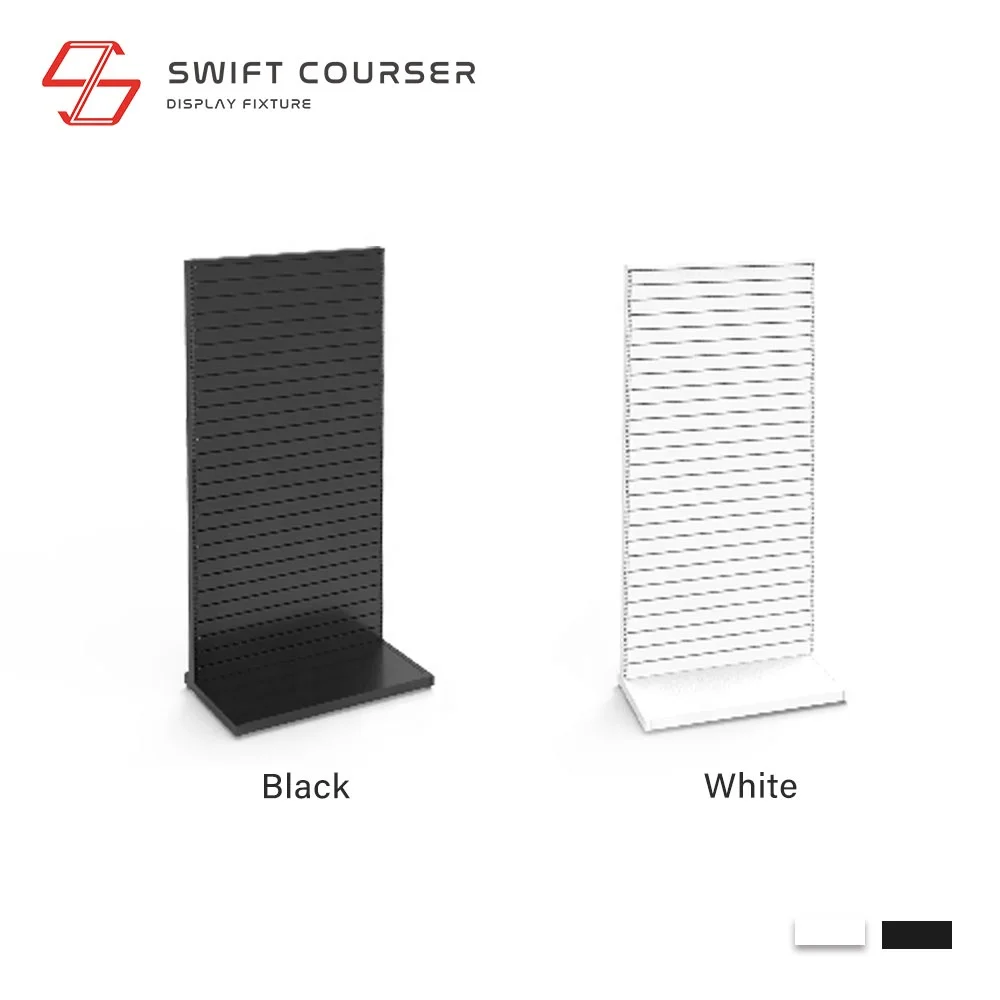 Metal fixtures slatwall shoe shelf rack display