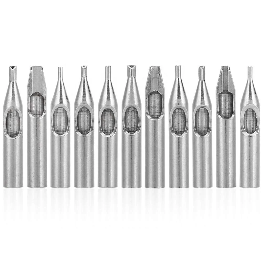 304 Stainless Steel Tattoo Nozzle Needles Tips Kit