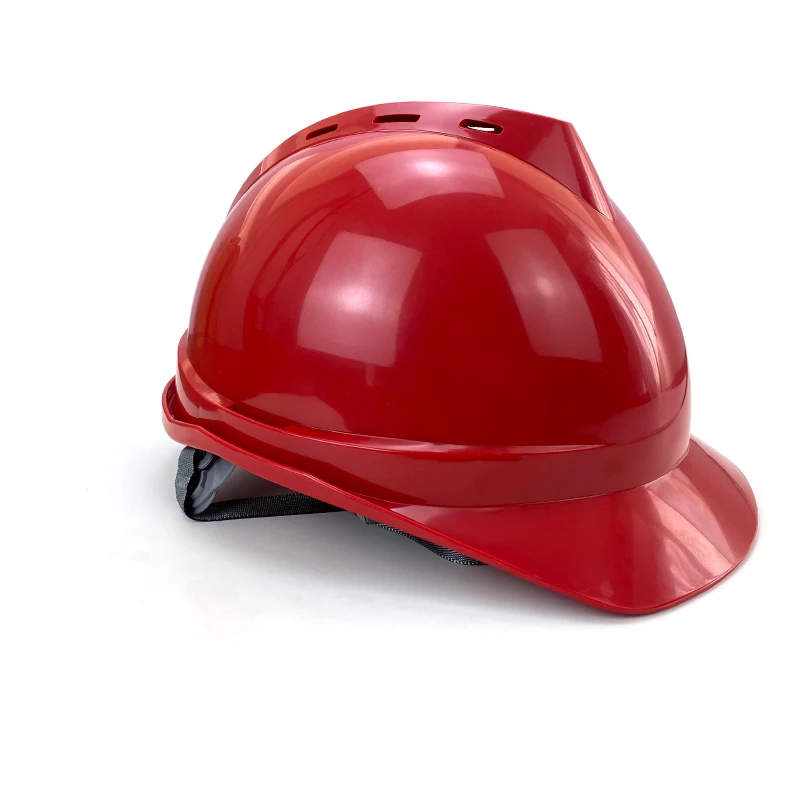 Red Construction Safety Helmet Hard Hat for Better Visibility and Protection