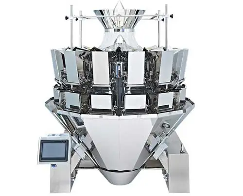 High productivity standard weighing and counting bagging small food packing machine multihead weigher packing machine