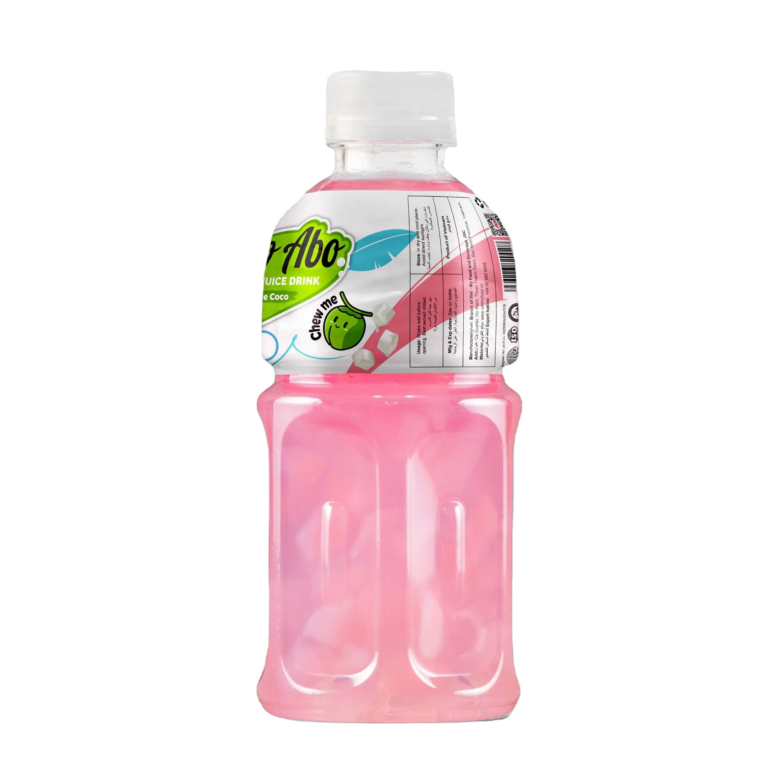 Напиток из сока Abo Lychee с Nata De Coco OEM частная марка от вьетнамского производителя