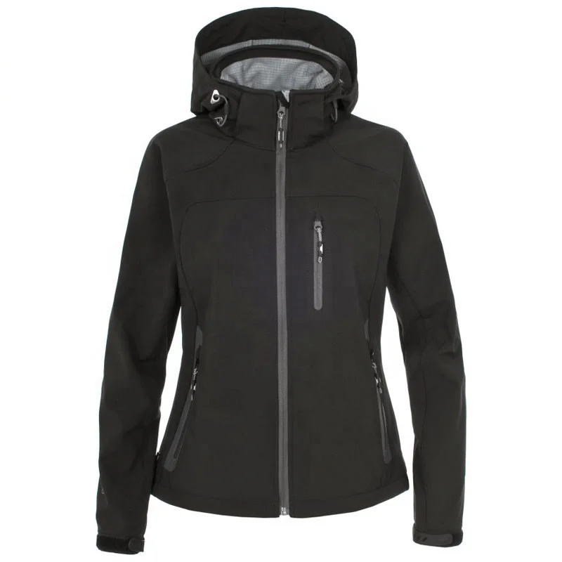 OEM ODM Custom new design canvas Womens jacket waterproof windproof jackets Soft Shell nautical jacket