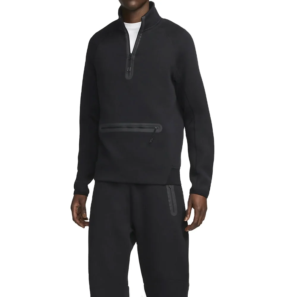 Premium quality Fashion Plain Black Hooded Sweatshirt Custom Logo Sweatshirt High Quality Pullover Sweatshirt 2024