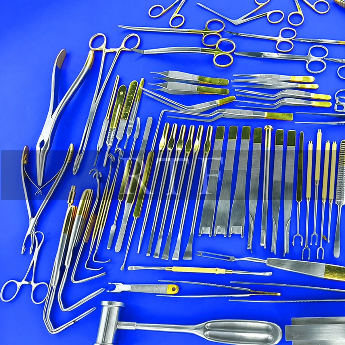 Набор хирургических инструментов из 73 предметов набор для пластиковой хирургии инструменты носа от Raw To Fine