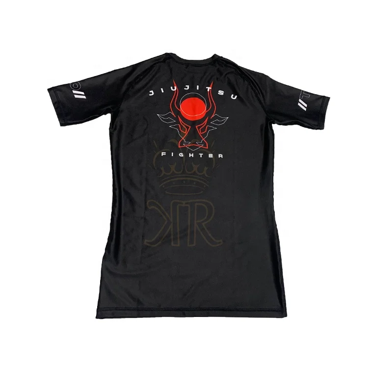 Custom Printed Rashguard Sublimation Printed Rashguard MMA  Rashguard BJJ  OEM MMA Rashguard