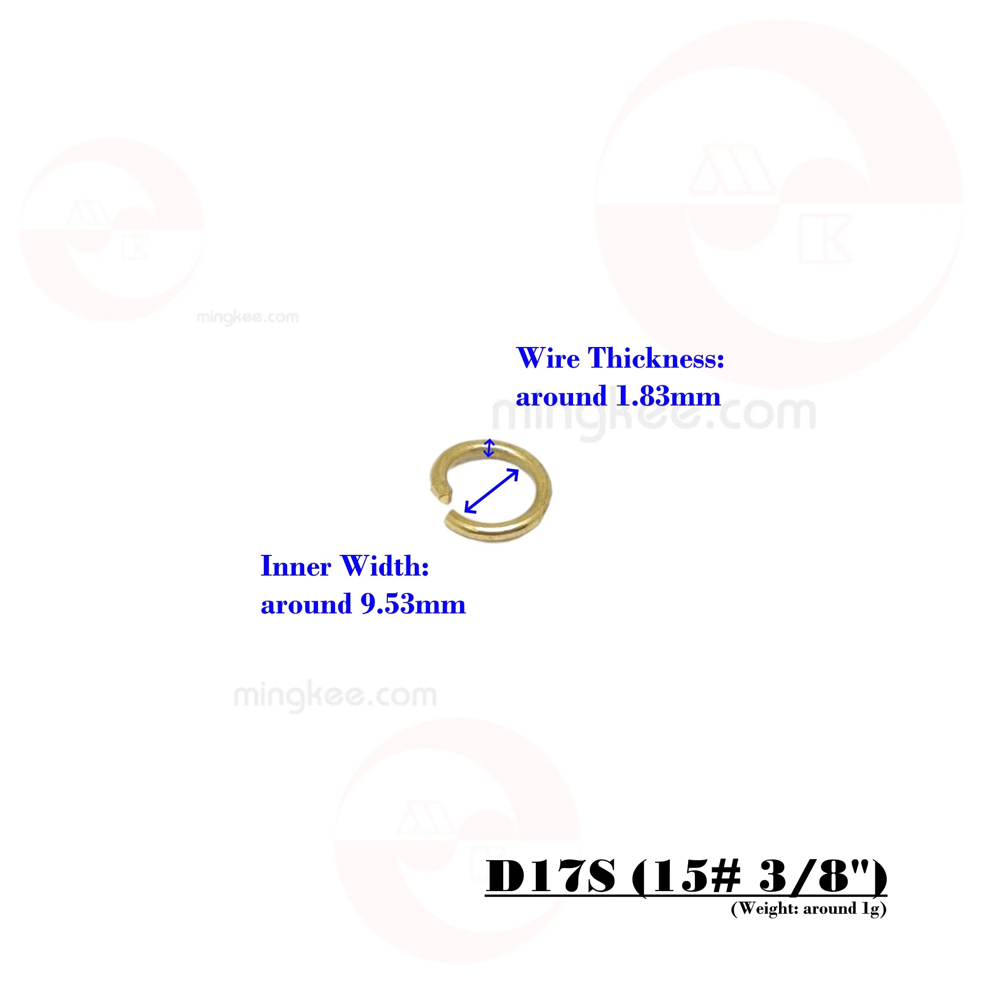 9mm Iron Ring for Connecting Key Ring Leather Handbag Use Bag Accessories Parts Buckle Circle Round Little Small Metal Jump Ring
