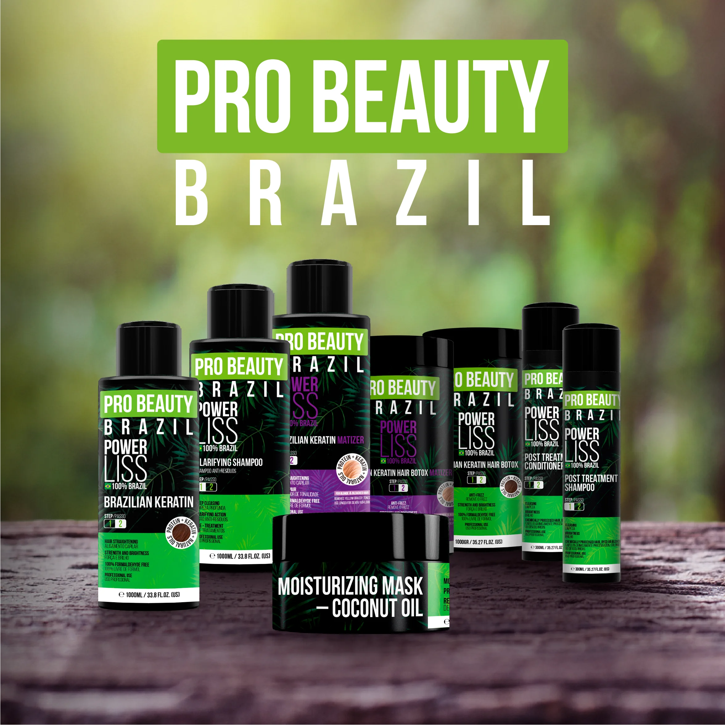Deluxe Pro Beauty Brazil Professional Wholesale Brazilian Keratin With Natural Oils Power Liss Brazilian Product