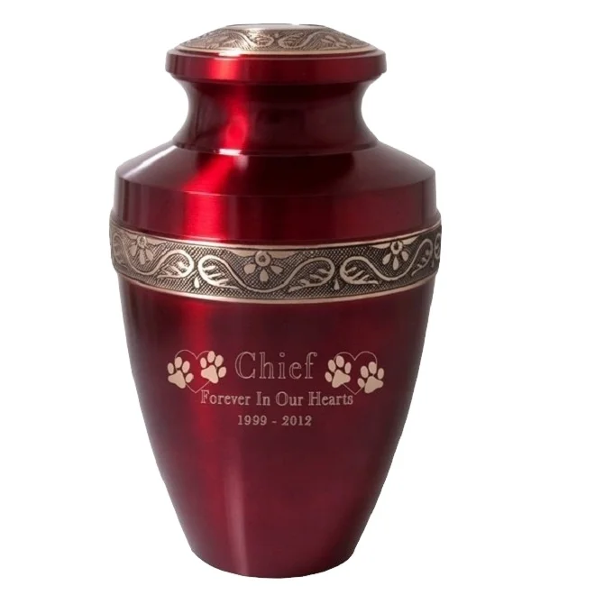 Big Sale Funeral Supplies Cremation Urns Mini Keepsake Urns for Human Pet Ashes metal crafts Funeral Urn bulk india Manufacturer
