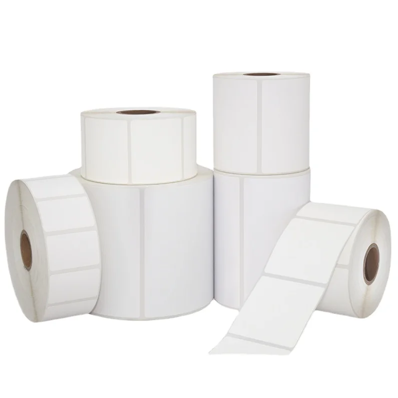 Factory Direct Self Adhesive Thermal Paper Label Sticker Jumbo Rolls for Label Maker Worldwide