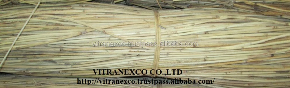 High Quality Natural Rattan Stake Factory Price round Pole made from Vietnamese Bamboo Raw Materials
