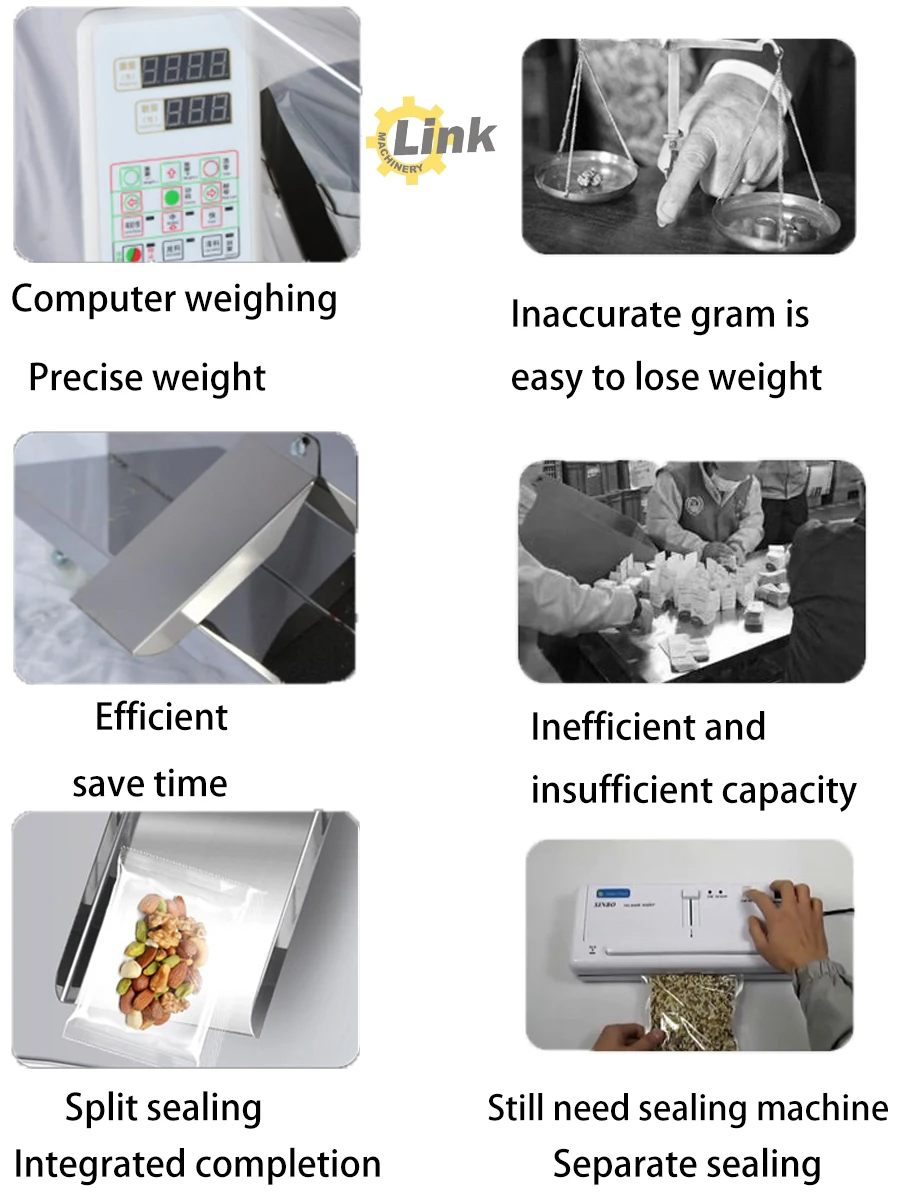 Multifunctional Automatic Applicable Small Business Seed Spice Powder Candy Grain Tea Packing Machine