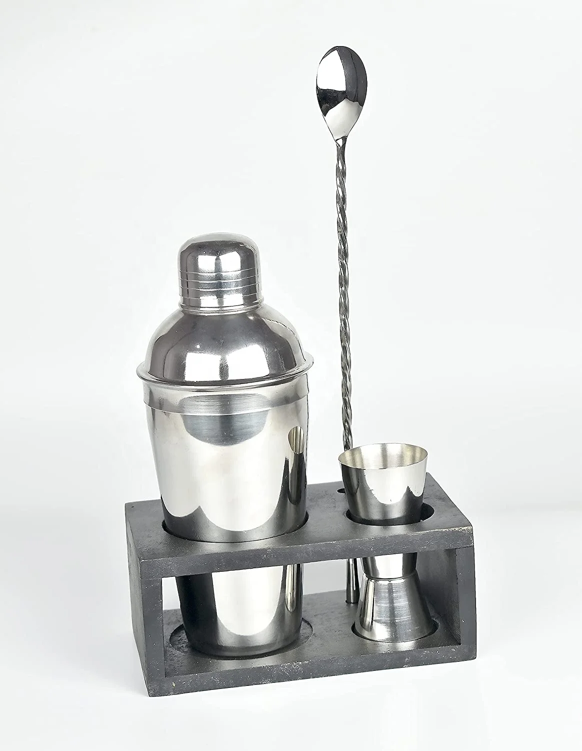 Creation Factory 16Pcs Stainless Steel Barware Quality Bartender Cocktail Making Kit