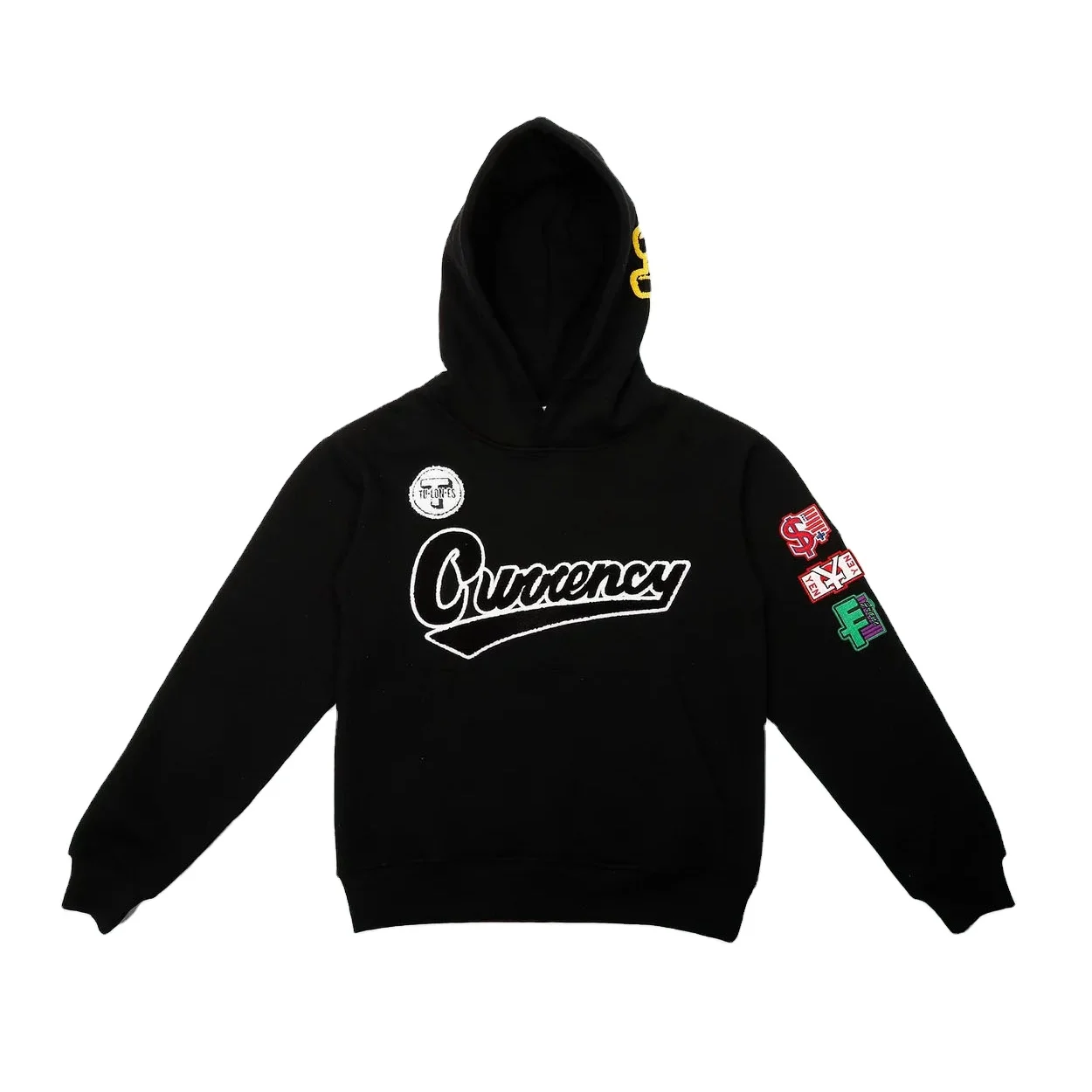 Men Fashion Customized Chenille Embroidery Winter Hoodie Sweatshirt Pullover custom hoodie embroidery