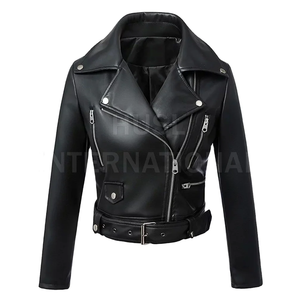 Fashion Women Genuine Sheepskin Leather Jacket High Quality Soft Thin Fashion Woman Leather Jacket