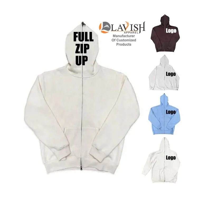 Customized Zip Up Hoodies High Quality Street Wear for winter collection