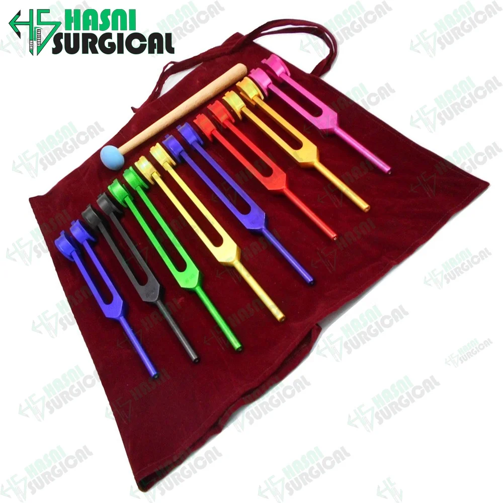 Medical Professional Tuning Fork Diagnostic Set 7 PCS By Hasni Surgical Customized Logo/ color Made In Pakistan
