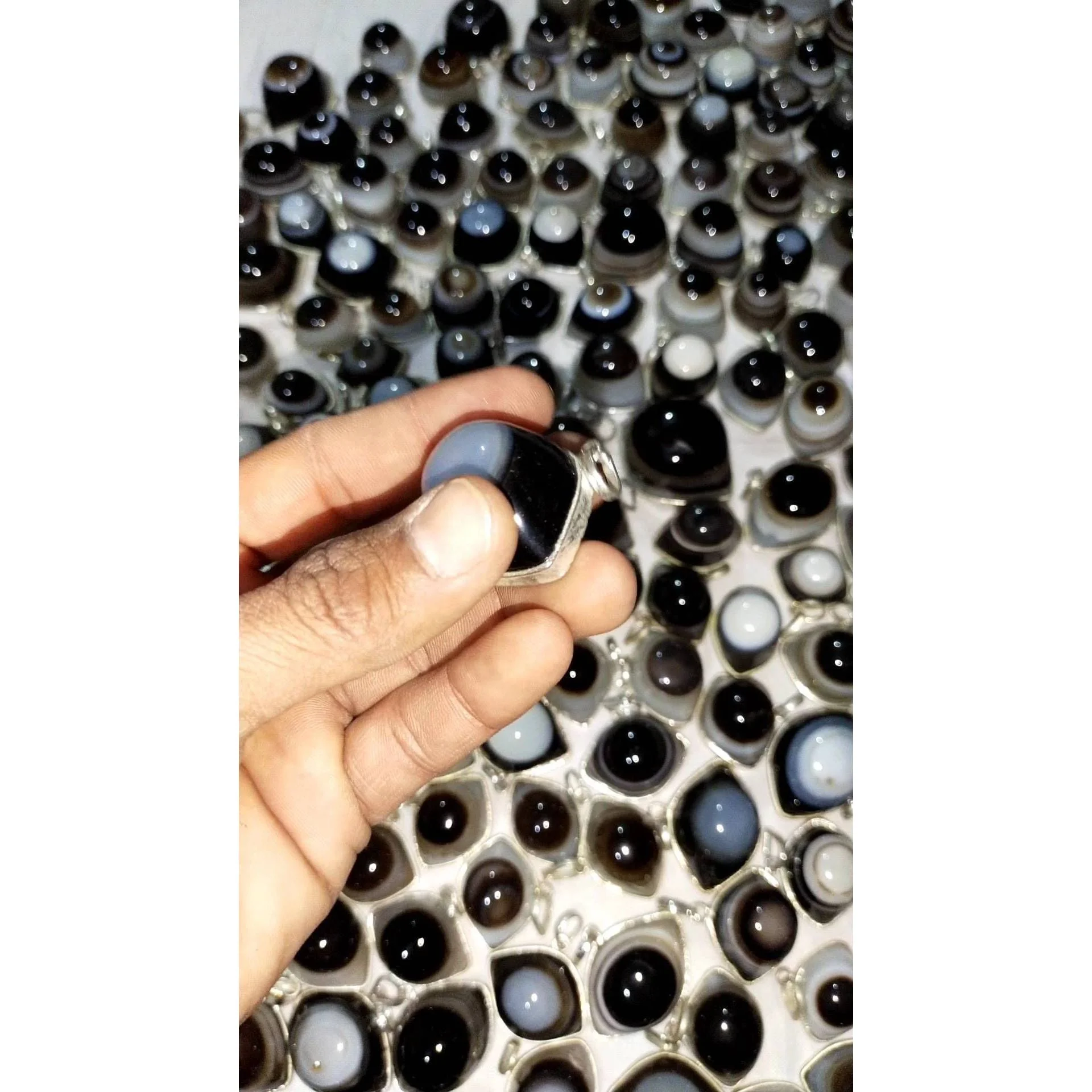 Камень человеческий глаз Sulemani Hakik для feng sui и украшений защищает от мелких создает положительную атмосферу