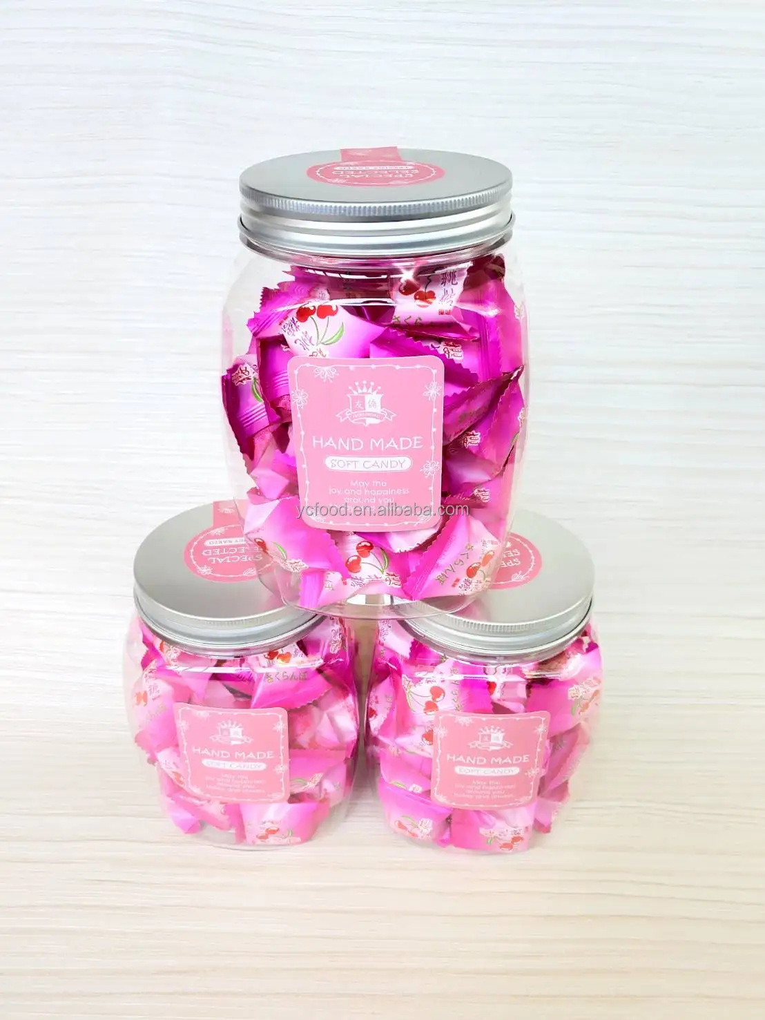 
Taiwan candy Vegetarians Cherry Flavor Candy bottle 