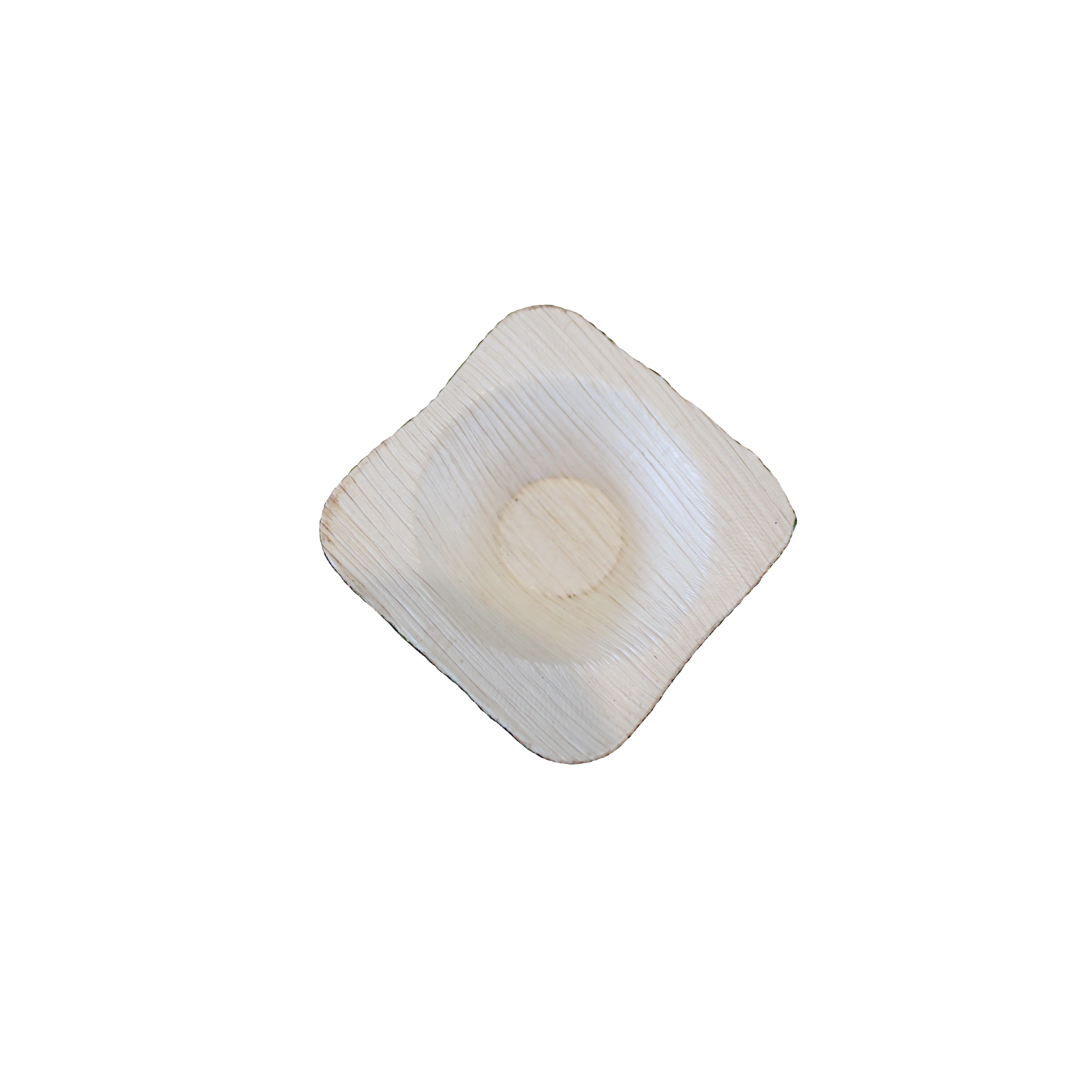 Small Palm Leaf Plate 2 Inches Disposable Tableware 25 Pieces Bamboo Style Biodegradable Sauce Cups Available from India