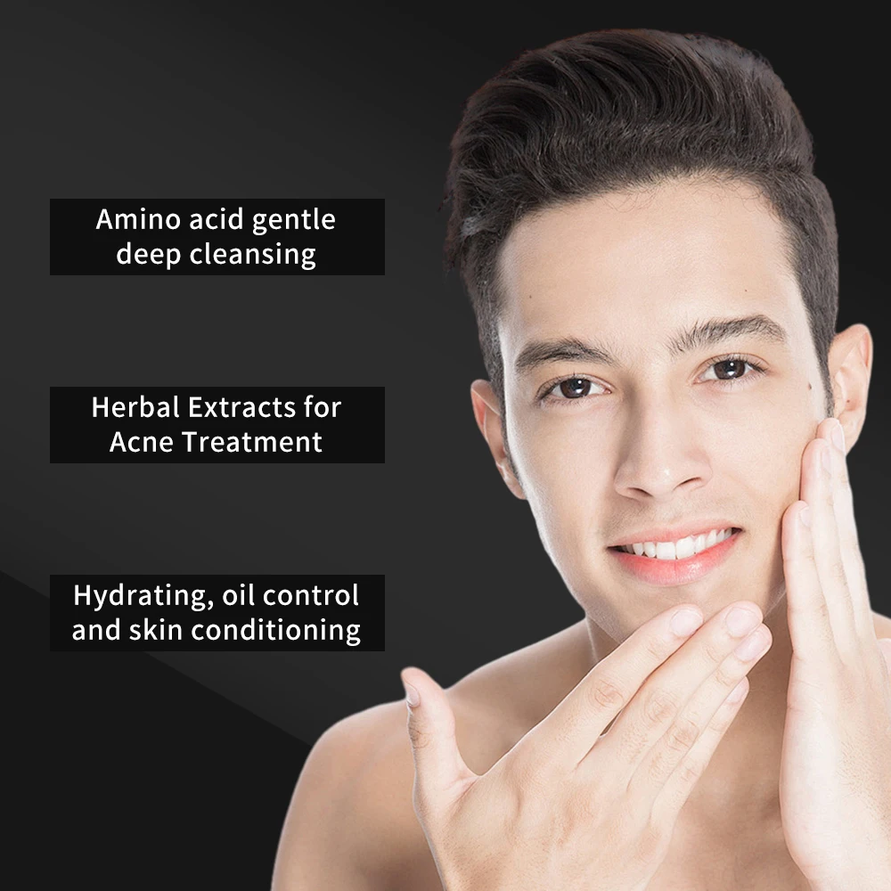 Acne Kit Peeling Korean Organic Facial Products Anti Acne Treatment Pores Salicylic Glycolic Acid Skin Care Set For Men Acne