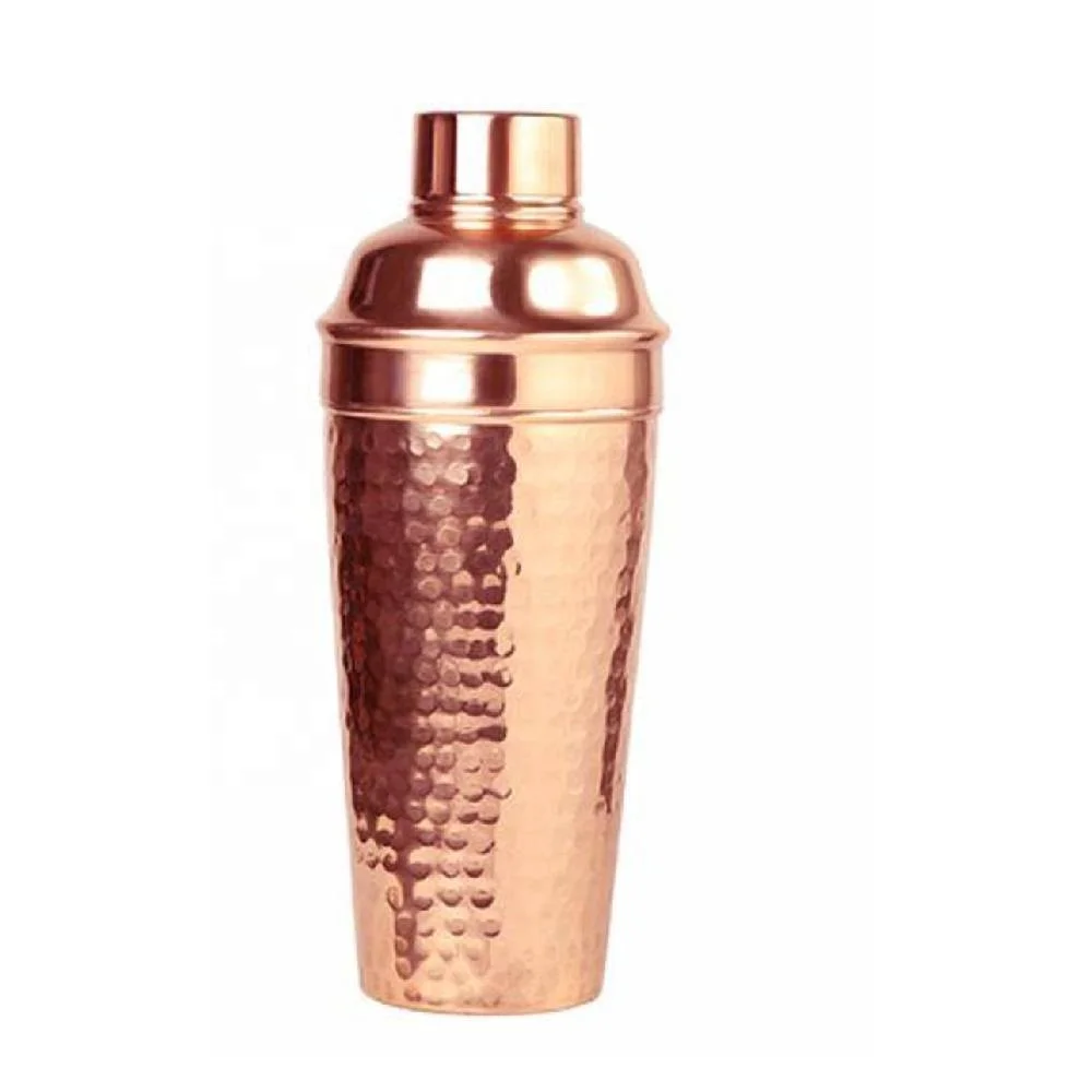 High Quality Stainless Steel Gold & Copper Cocktail Shaker Martini Shaker Drink Mixer Metal Bar Tools from India Liquor Shaker