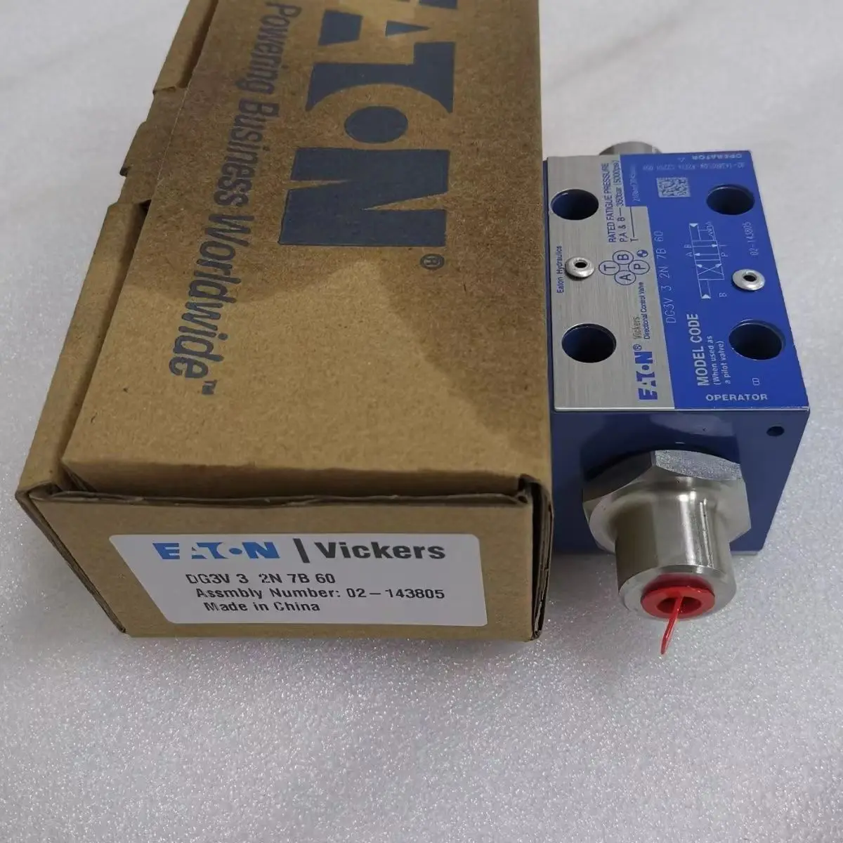 Vickers Small Hydraulic Valve 2NDG3V-3-2N Is Used for Sanyi Zhonglian Pump Truck Wigers Solenoid