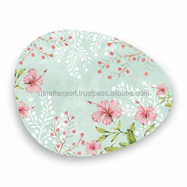 Luxury Multicolor Printed Personalised Photo Table Place Mats Hot Vessels for Kitchen Dining Table Placemats